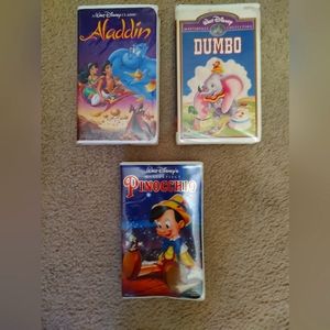 Vhs Disney tapes. Collectors items.